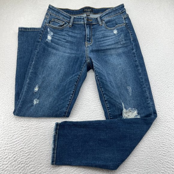 Judy Blue High Waist Distressed Skinny Jeans